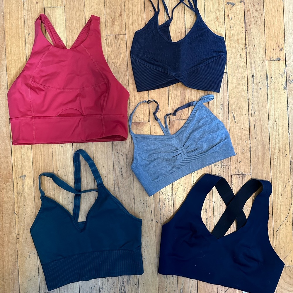 Sports Bra Bundle sz S - Lululemon, Free People, & Athleta